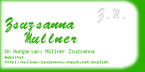 zsuzsanna mullner business card