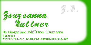 zsuzsanna mullner business card